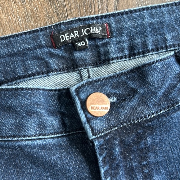 Dear John Gisele High Waist Skinny Jeans.  Women’s size 30. Dark wash. - Picture 3 of 7
